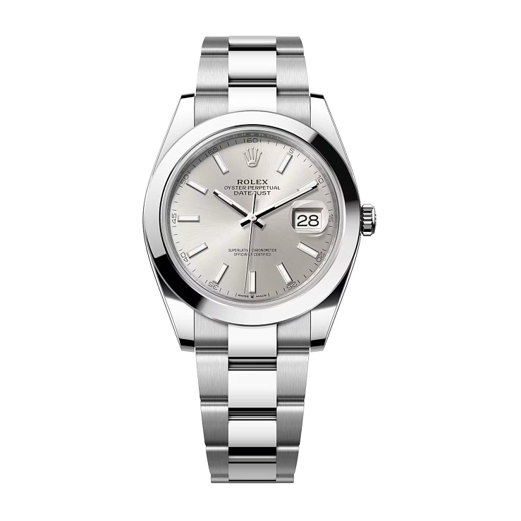 Datejust 41 mm Steel Silver Dial Oyster Bracelet