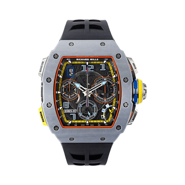 Grey Quartz TPT Split-seconds Chronograph