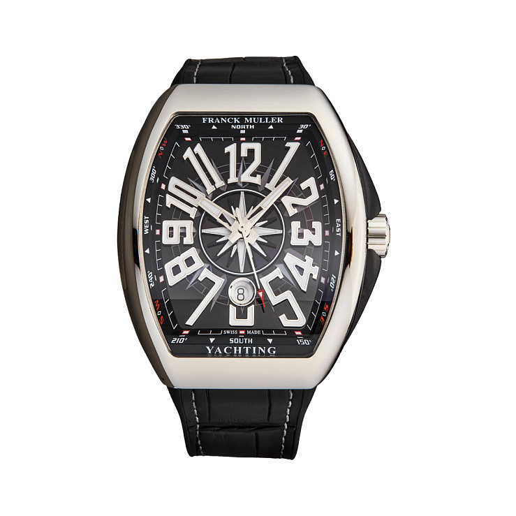 Vanguard Yachting Black Dial Steel 45mm