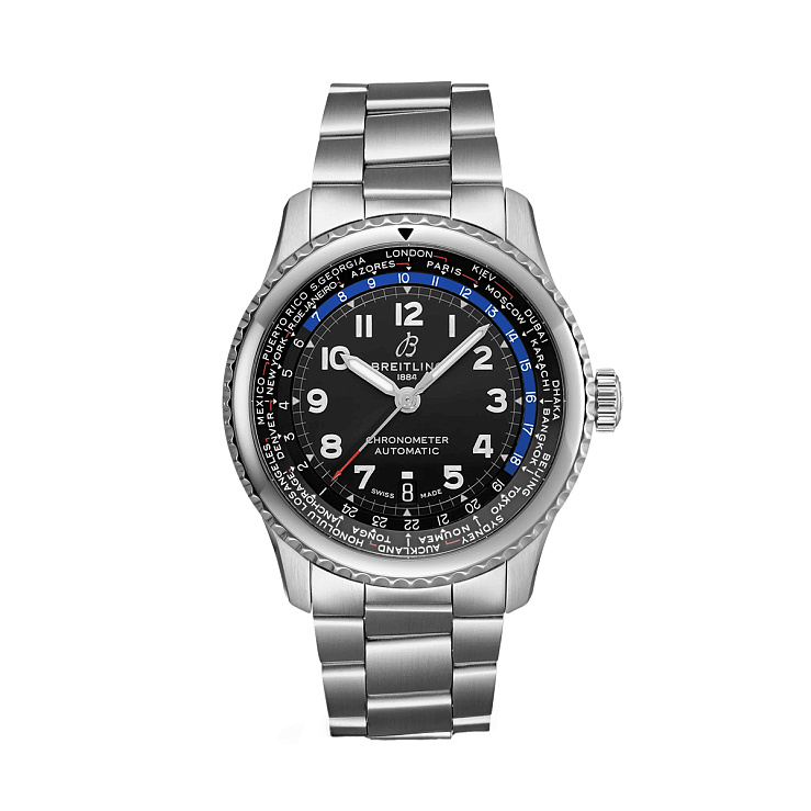 Aviator 8 B35 43 STEEL - BLACK