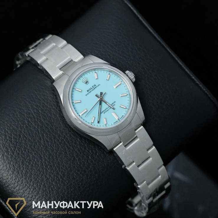 Oyster Perpetual Turquoise Blue 31mm