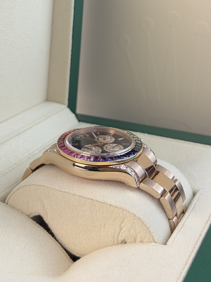 Oyster Perpetual Daytona Rose Gold Custom Rainbow