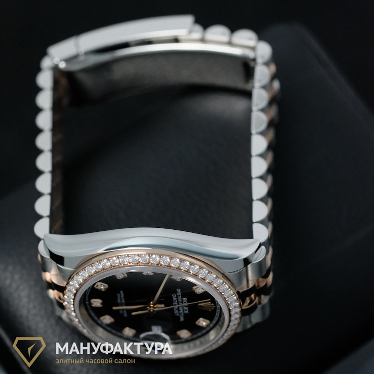 Oyster Perpetual Datejust 36 mm Everose Rolesor Factory diamonds 2022