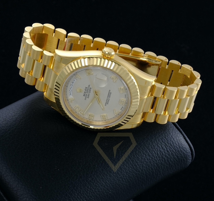 Day-Date II 41mm Yellow Gold President Ivory