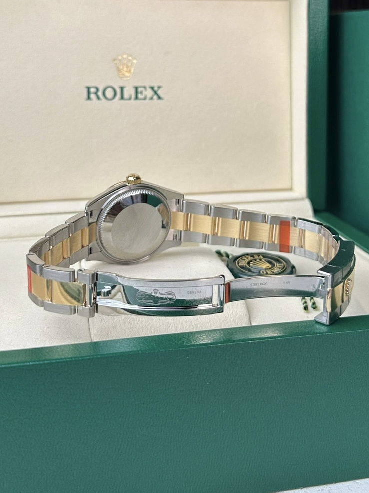Datejust 31mm Steel & Yellow Gold Champagne Dial Oyster Bracelet