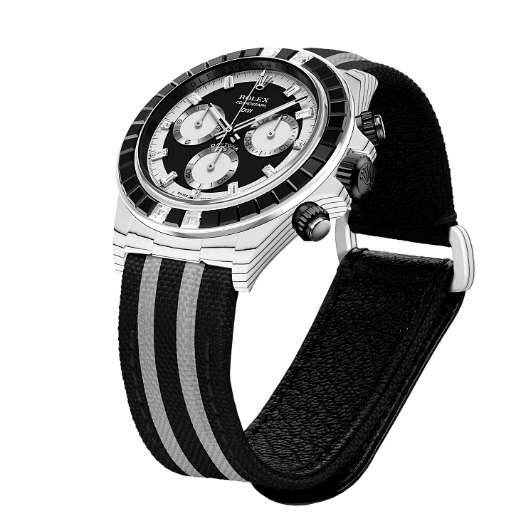 Rolex Daytona 40 Mm Rainbow Sport Black