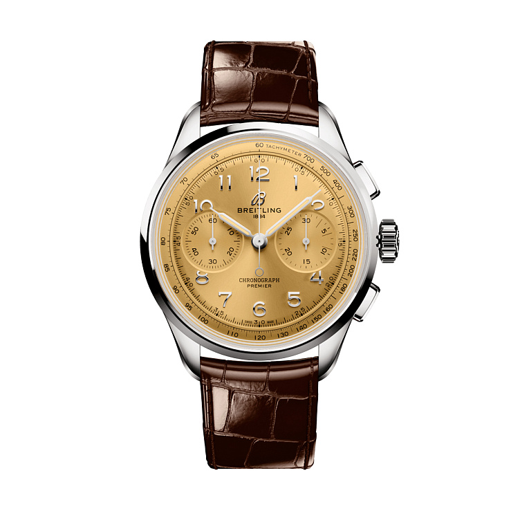 PREMIER B09 40mm Chronograph Stainless steel Champagne dial