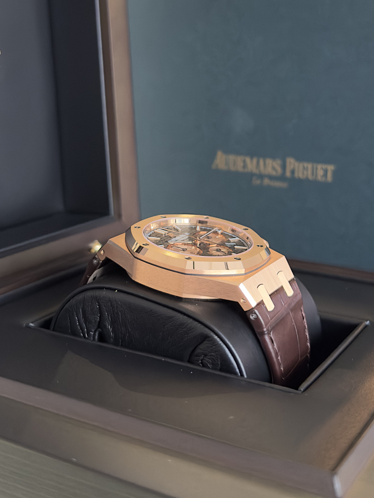 Royal Oak Chronograph 41mm Rose Gold Chocolate Dial