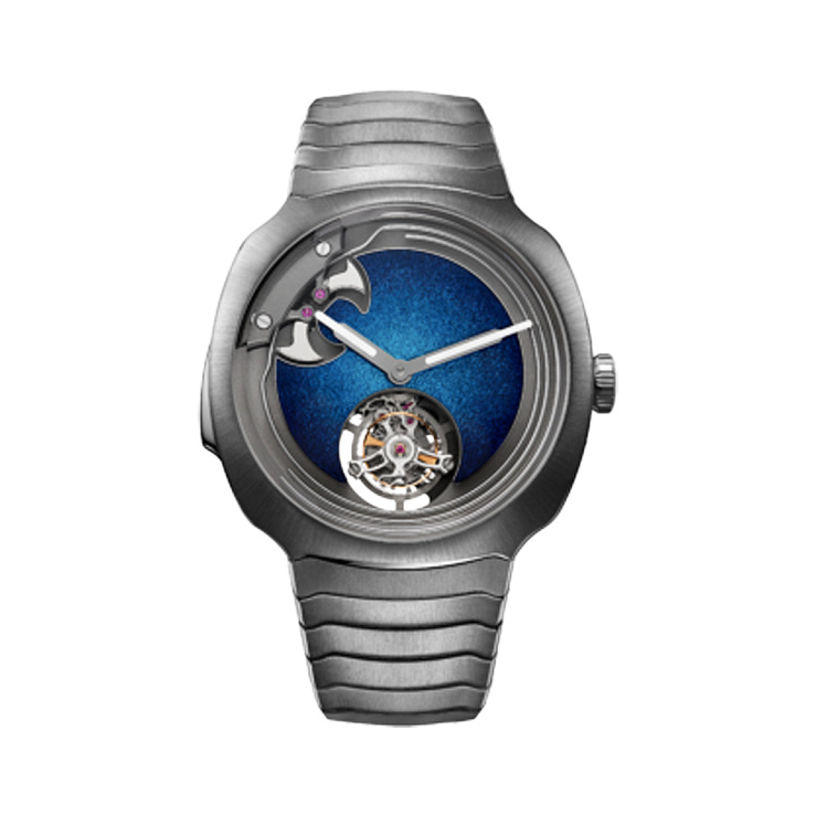 Streamliner Concept Minute Repeater Tourbillon Blue Enamel Dial 42mm Steel