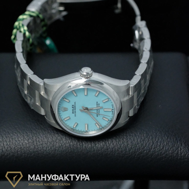 Oyster Perpetual Turquoise Blue 31mm
