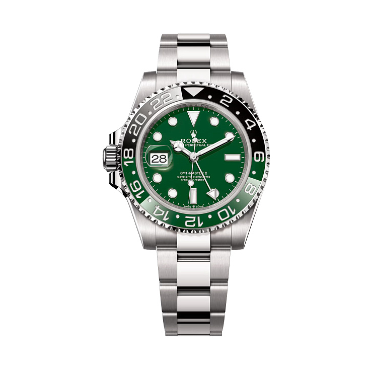GMT-MASTER II White Gold Green Dial New