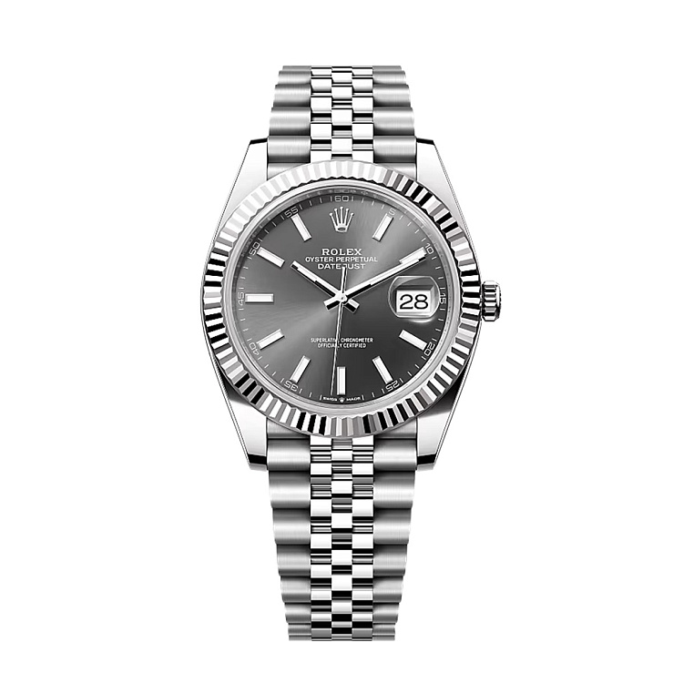 OYSTER PERPETUAL Datejust 41mm Dark Rhodium Dial