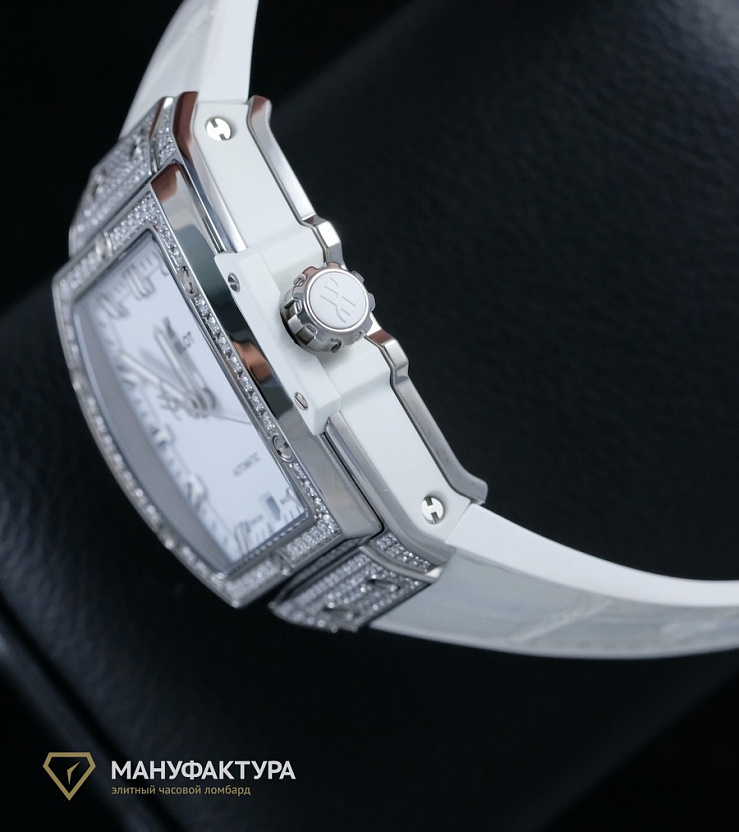 Spirit of Big Bang 39 Titanium Diamonds Paved White