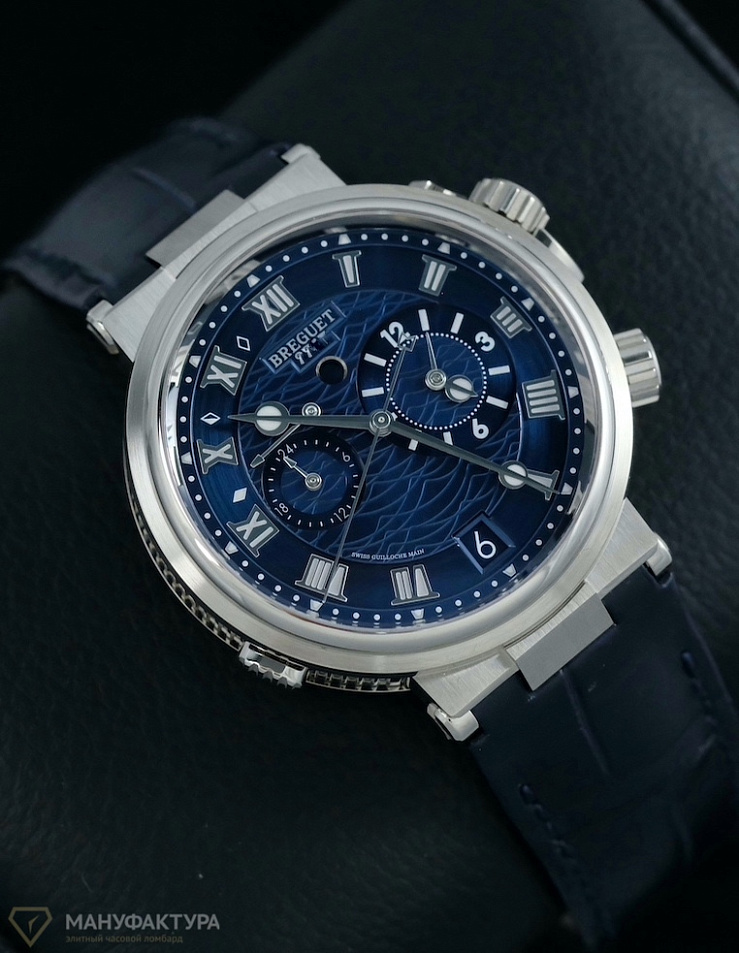 Marine Alarme Musicale White Gold Blue Dial 2021