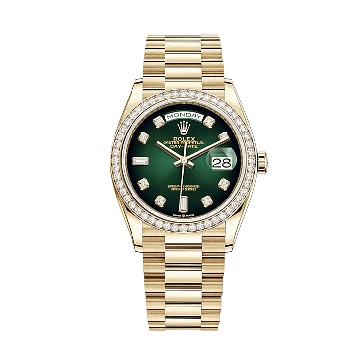 Day-Date 36mm Green Graduated Diamond