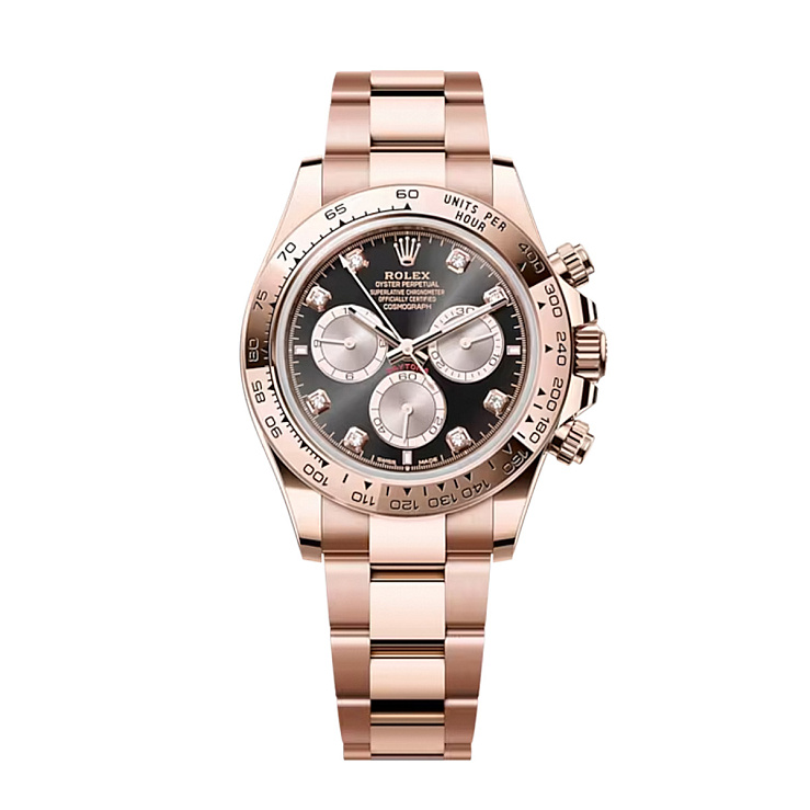 Daytona Everose Gold 126505 Black Dial Diamond Index NEW MODEL 2023