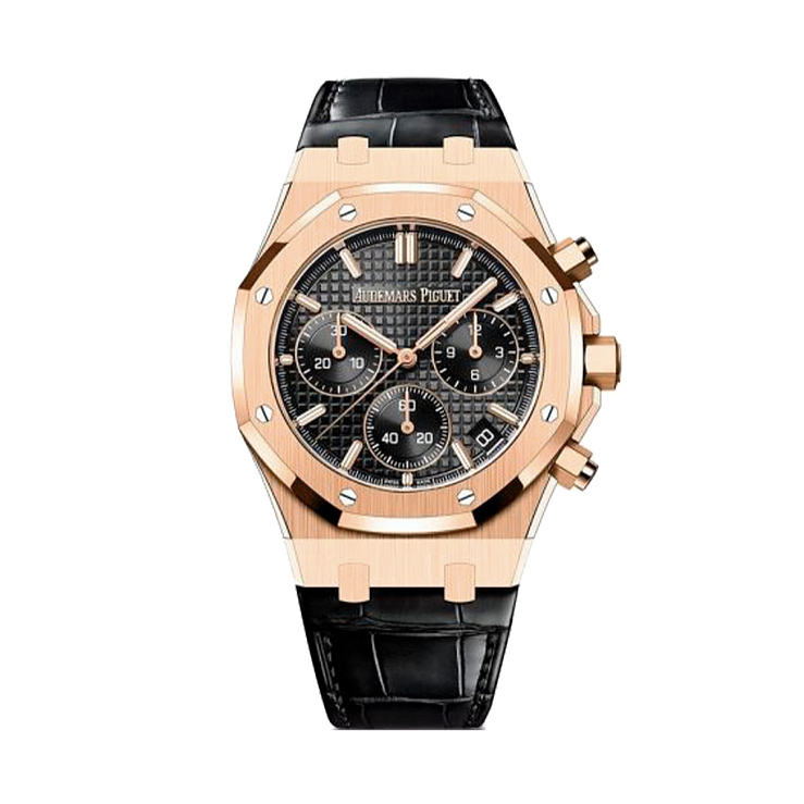 Royal Oak Chronograph 41mm Pink Gold Black Dial