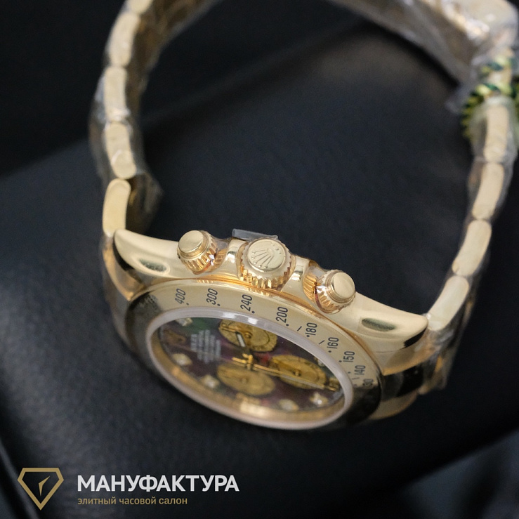 Daytona Yellow Gold Black MOP Dial