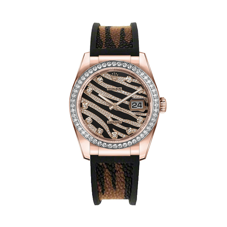Datejust 36mm Zebra Rose Gold