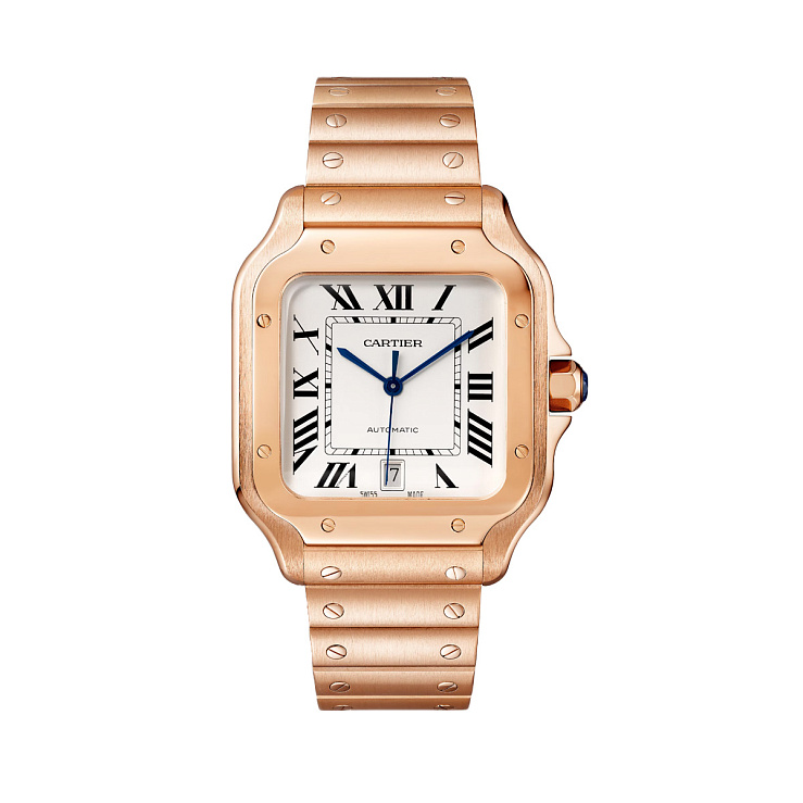 Large Rose Gold Santos de Cartier