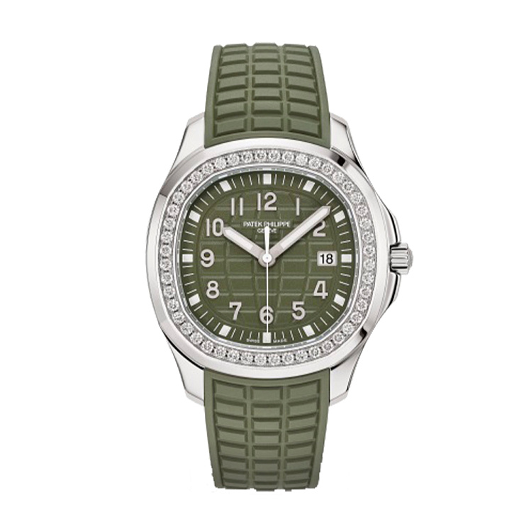 Aquanaut Luce Green Diamond bezel