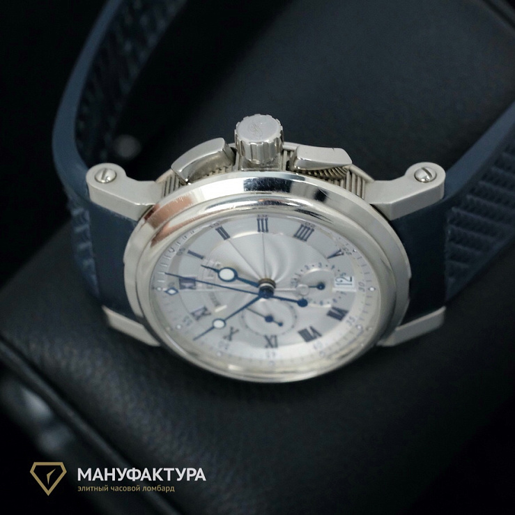 Marine Chronograph White Gold