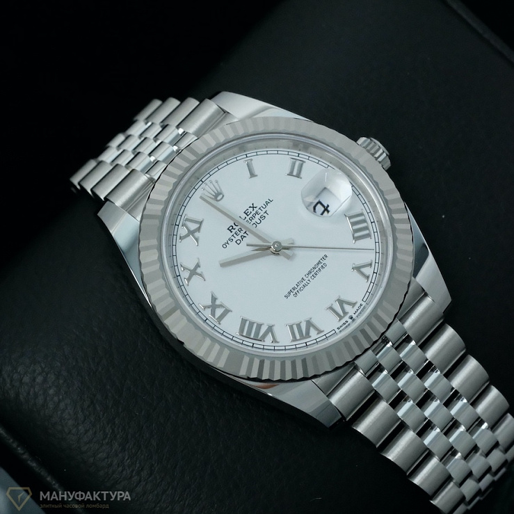 Datejust II 41mm White Dial Roman 2021
