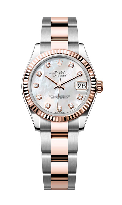 Datejust 31mm Steel and Everose Gold MOP Dial