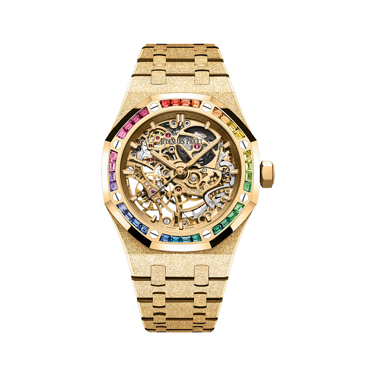 Royal Oak Frosted Yellow Gold Openworked 37mm