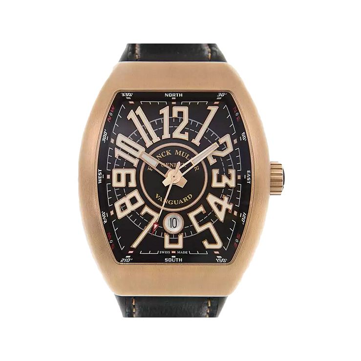 Mens Vanguard Bronze Automatic Black Dial 45mm