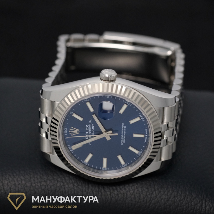 Oyster Perpetual Datejust 41mm Blue Dial