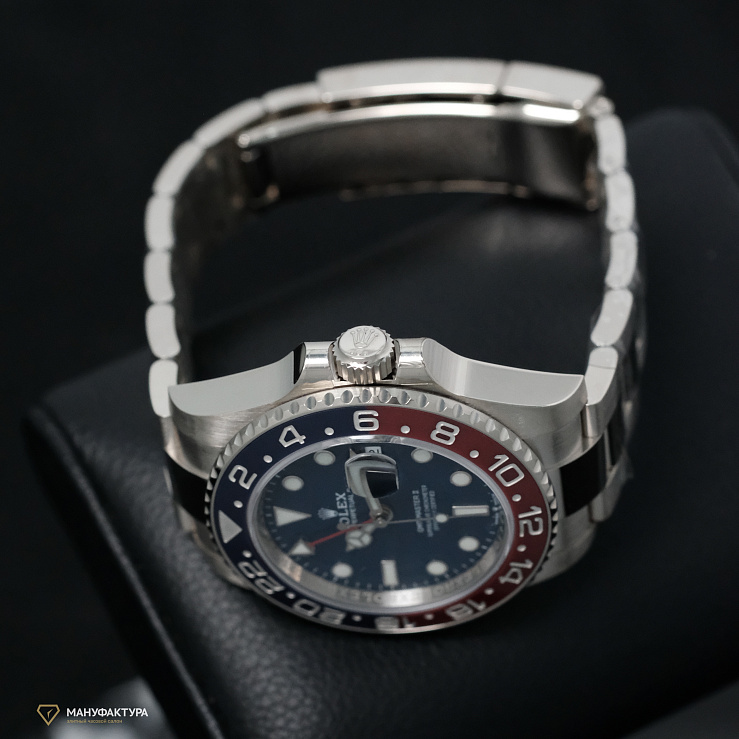GMT Master II Pepsi White Gold