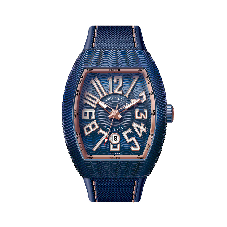 Vanguard Blue Sea Steel and Gold 45mm