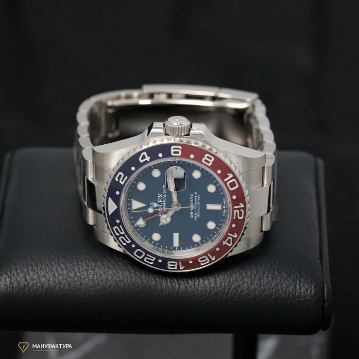 GMT Master II Pepsi White Gold