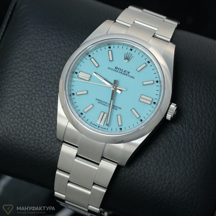 Oyster Perpetual 41 mm Turquoise Tiffany Dial