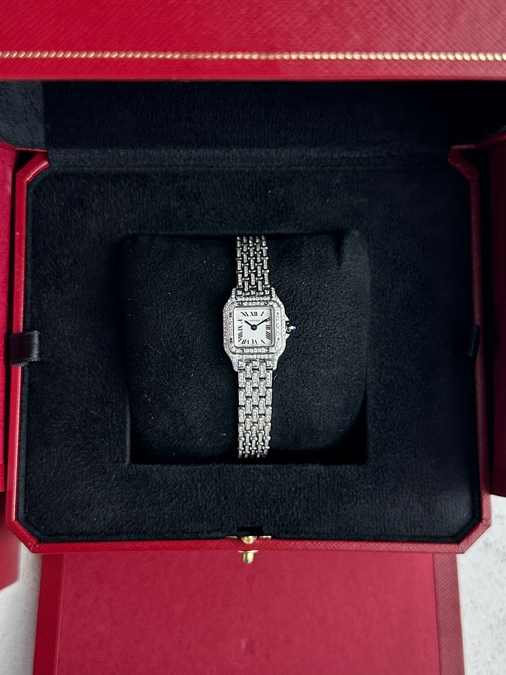 Panthere de Cartier Mini Steel Custom Diamonds