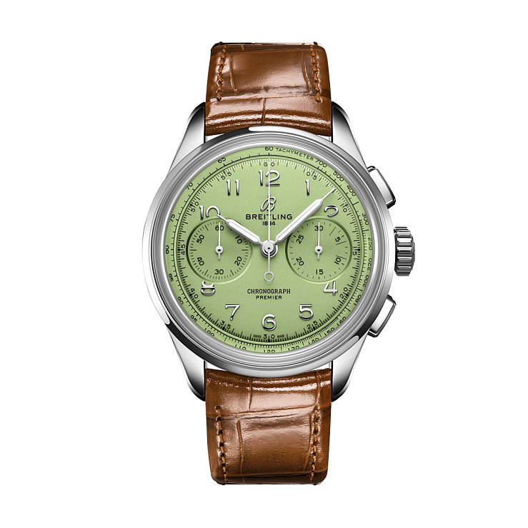 PREMIER B09 40mm Chronograph Stainless steel Pistachio Green dial