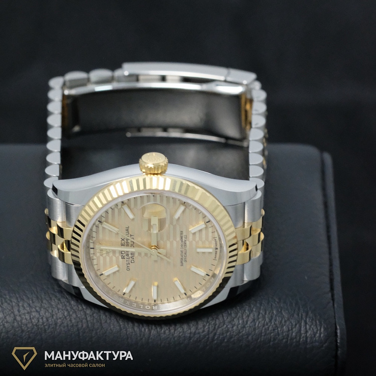 Datejust 36mm Steel & Yellow Gold Fluted Motif
