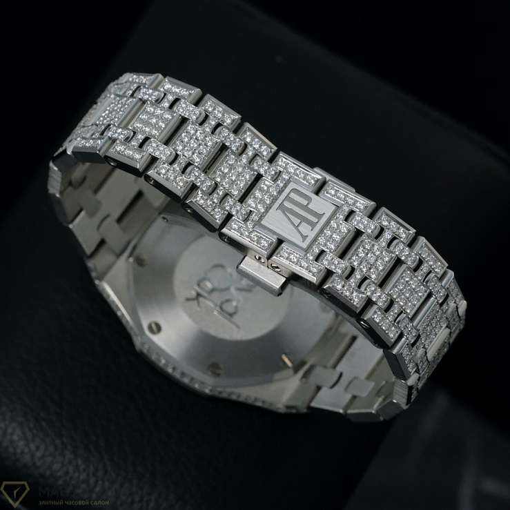 Royal Oak 33mm Quartz Steel Custom Diamonds