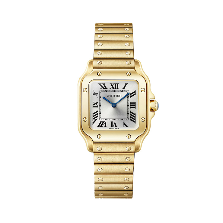 Santos De Cartier Small Yellow Gold