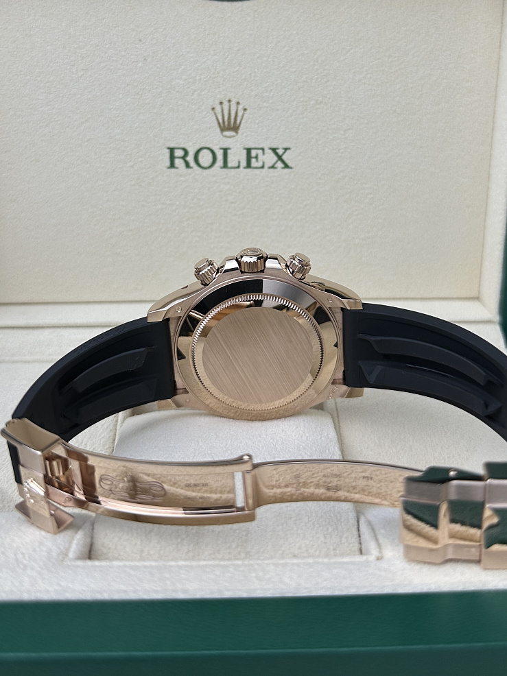 Daytona Rose Gold Sundust Baguette Dial
