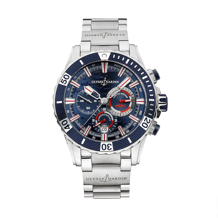 Diver Chronograph Hammerhead Shark Limited Edition of 300 Pieces Steel 44mm