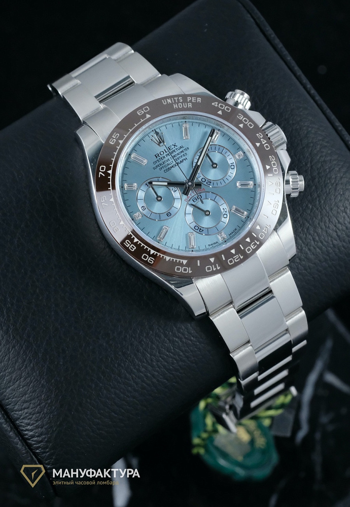 Cosmograph Daytona Platinum Baguette Diamond Dial