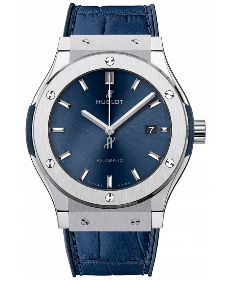 Fusion 42 mm Blue Titanium
