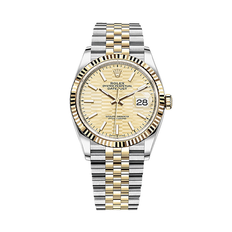 Datejust 36mm Steel & Yellow Gold Fluted Motif