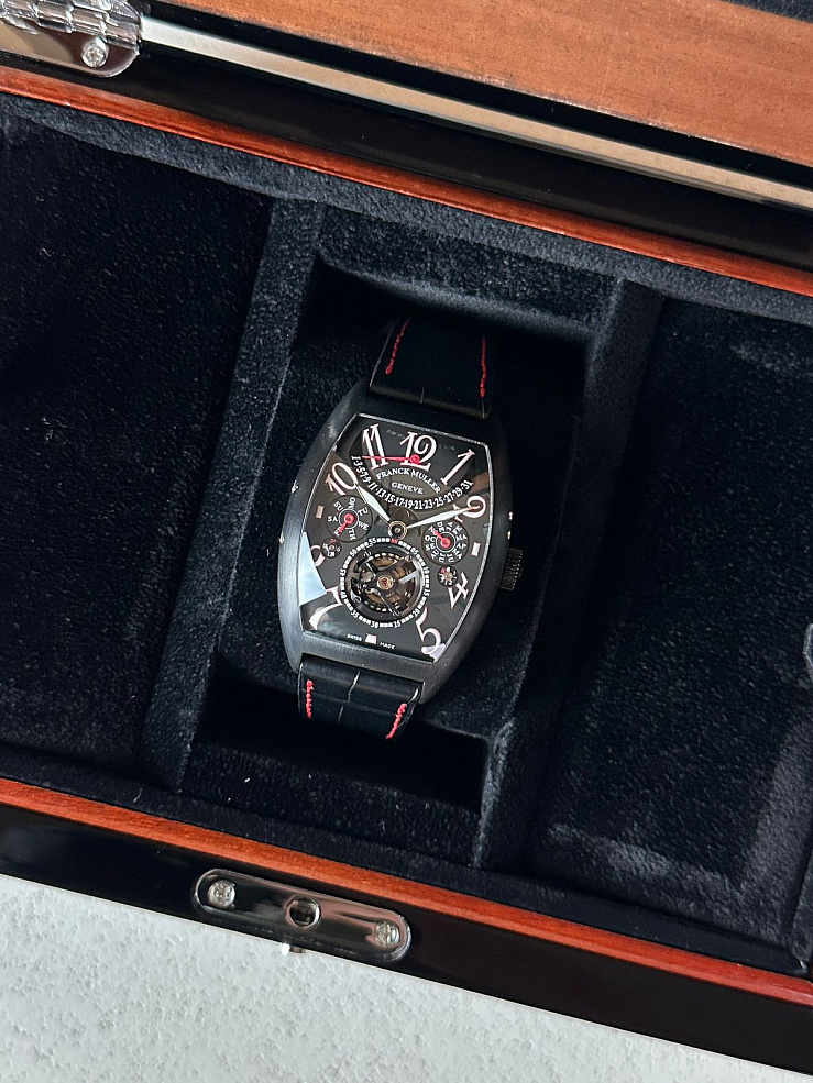 Cintree Curvex Perpetual Calendar Tourbillon White Gold PVD