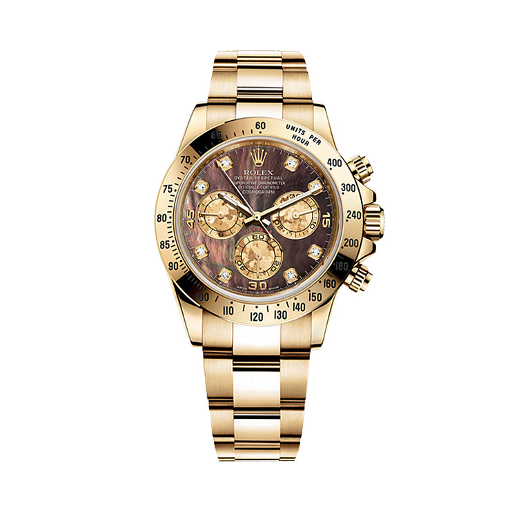 Daytona Yellow Gold Black MOP Dial