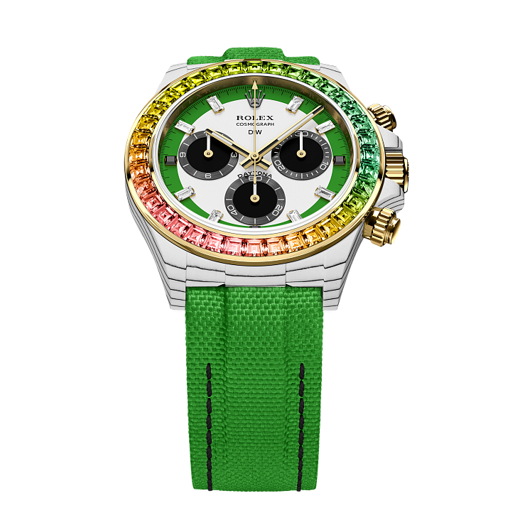 Rolex Daytona 40 Mm Rainbow Wild Green