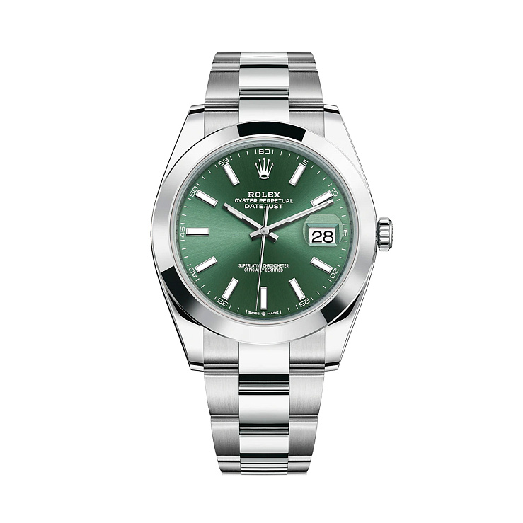 Oyster Perpetual Datejust 41 mm Mint Green