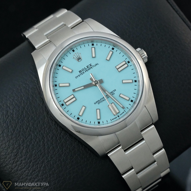 Oyster Perpetual 41 mm Turquoise Tiffany Dial